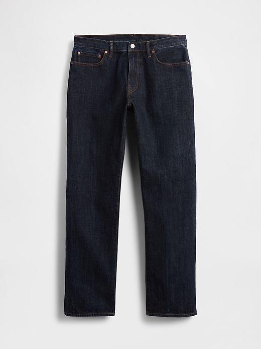 jeans dritti e rilassati pesanti