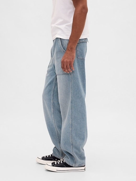 jeans larghi
