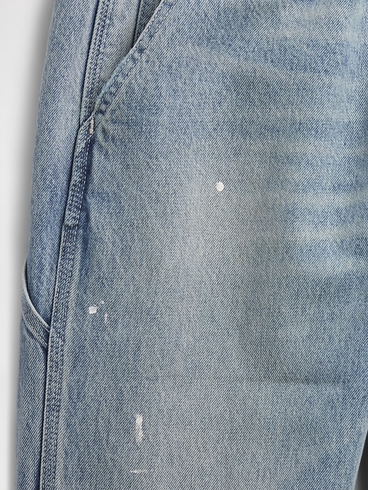 jeans da carpentiere dritti e rilassati