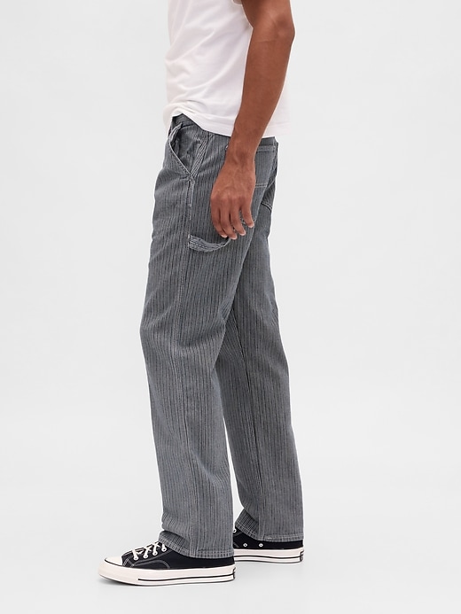jeans da carpentiere dritti e rilassati