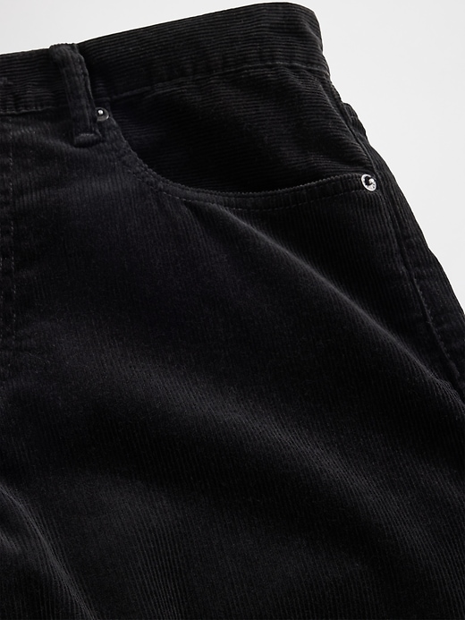pantaloni dritti e rilassati in velluto a coste