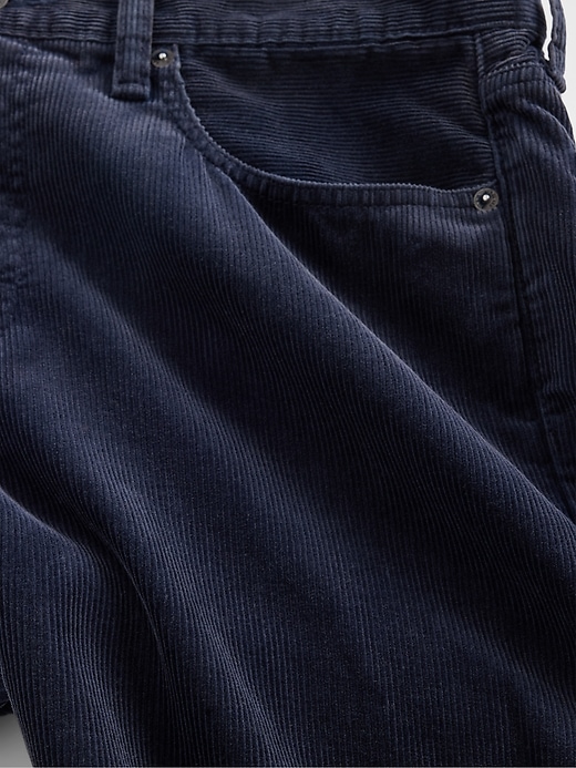 pantaloni dritti e rilassati in velluto a coste
