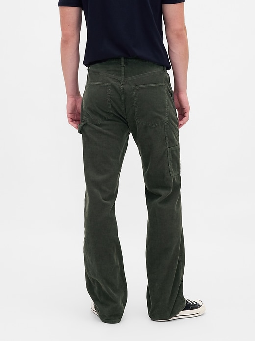 pantaloni larghi da carpentiere in velluto a coste anni 90