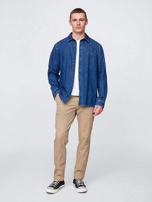 pantaloni cachi slim