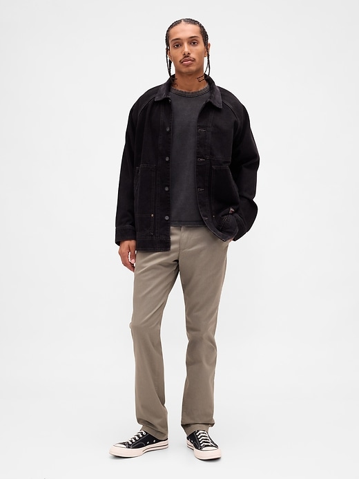 pantaloni cachi dritti moderni