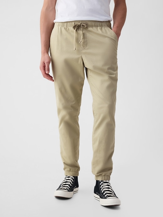 pantaloni da jogging slim in tela