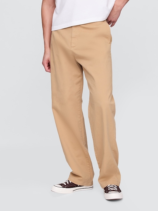 pantaloni cachi larghi moderni anni 90
