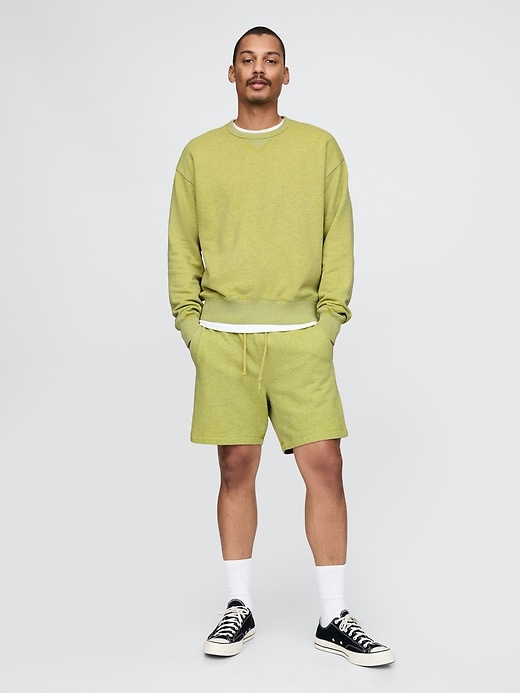 pantaloncini da tuta in spugna francese pesante