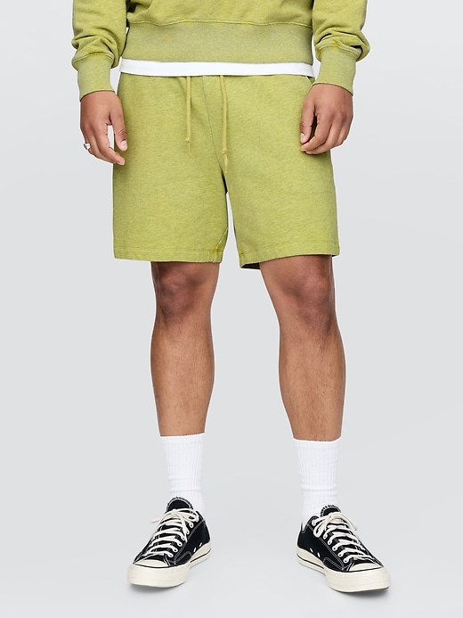 pantaloncini da tuta in spugna francese pesante