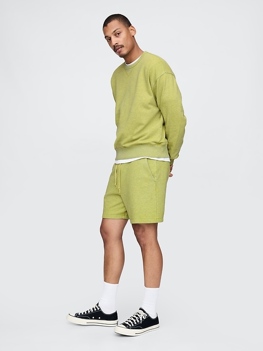 pantaloncini da tuta in spugna francese pesante