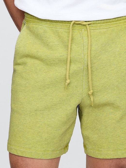 pantaloncini da tuta in spugna francese pesante