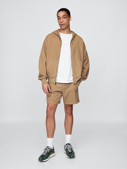 pantaloncini da tuta in spugna francese pesante