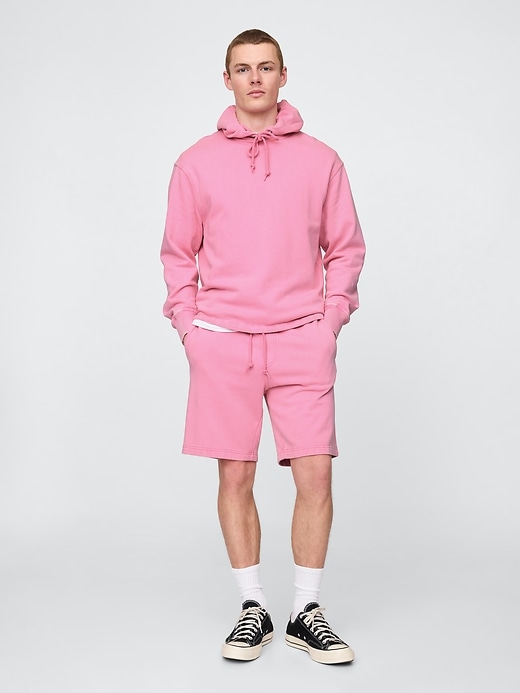 pantaloncini da tuta in spugna francese pesante