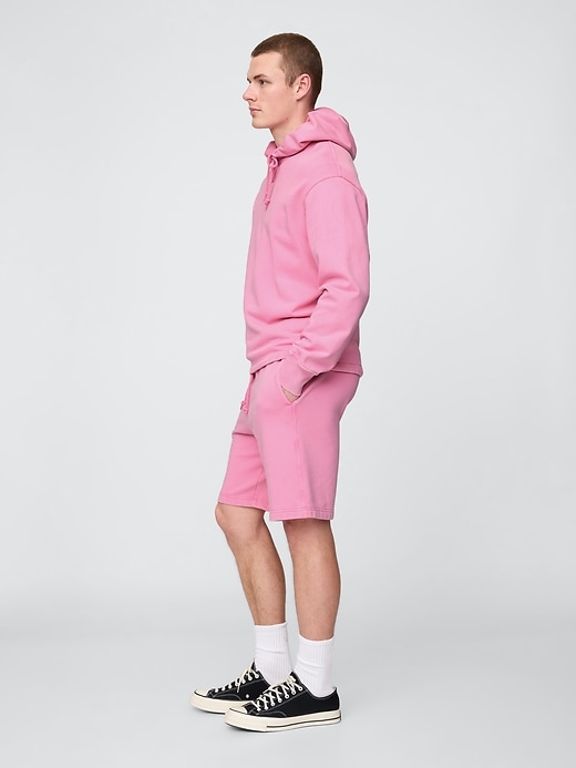 pantaloncini da tuta in spugna francese pesante
