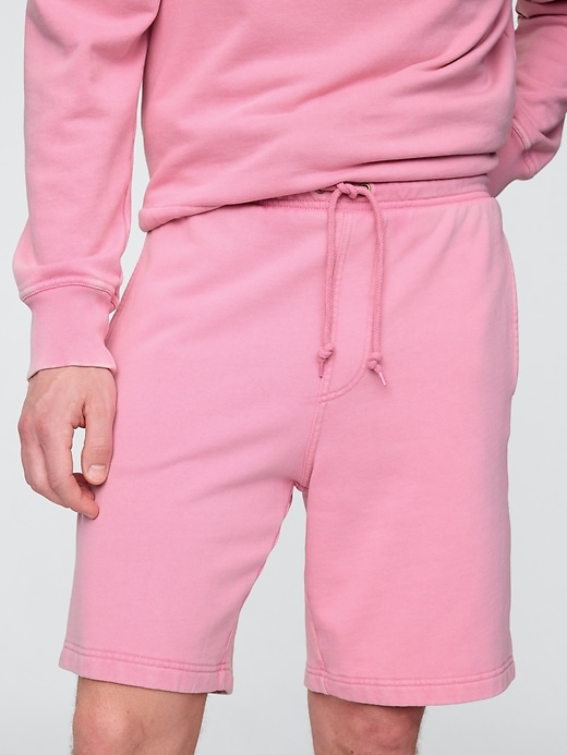pantaloncini da tuta in spugna francese pesante