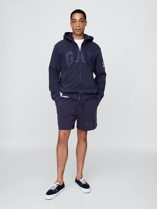 pantaloncini da tuta con logo vintagesoft gap