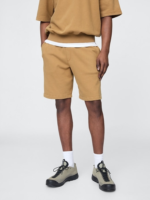 pantaloncini da tuta carpenter in spugna francese pesante