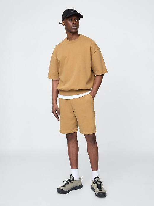 pantaloncini da tuta carpenter in spugna francese pesante
