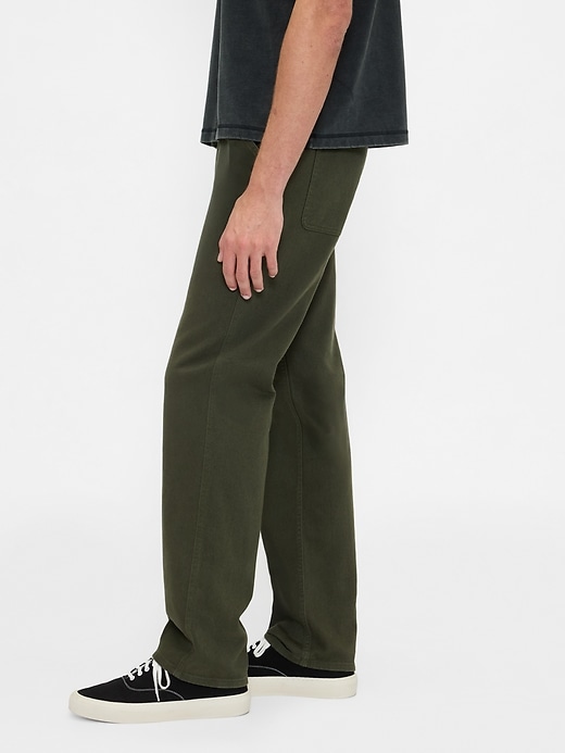 pantaloni cargo dritti e rilassati