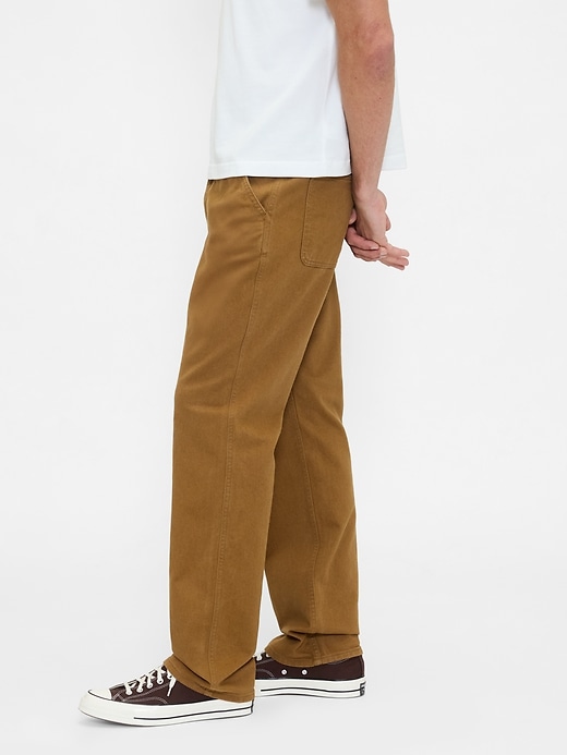 pantaloni cargo dritti e rilassati