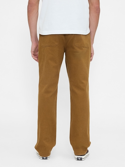 pantaloni cargo dritti e rilassati