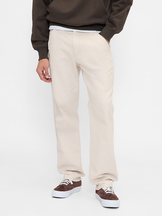 pantaloni cargo dritti e rilassati