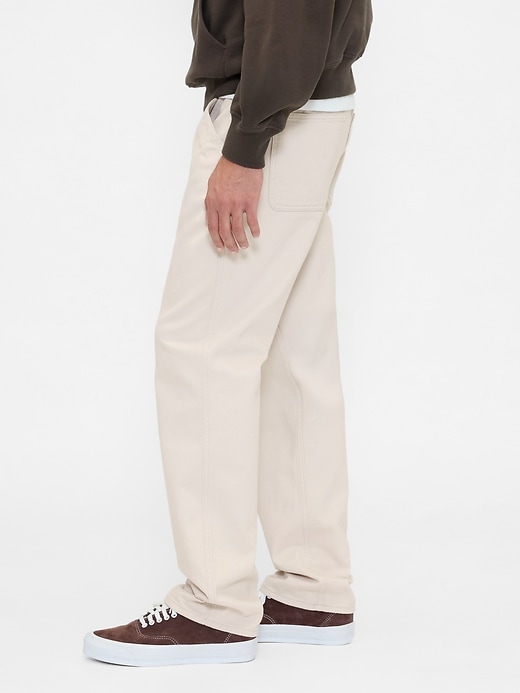 pantaloni cargo dritti e rilassati