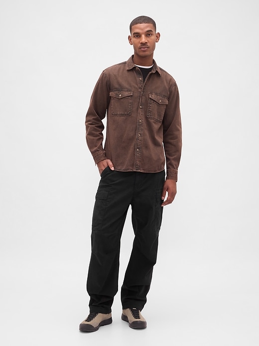 pantaloni cargo rilassati