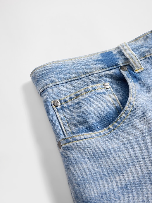 gap × jeans larghi in denim lavorato a maglia bÉis