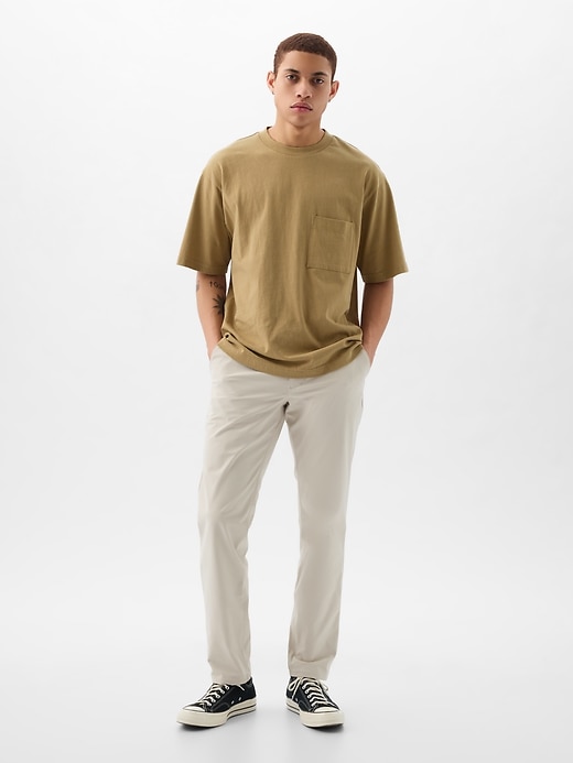 pantaloni cachi ibridi slim