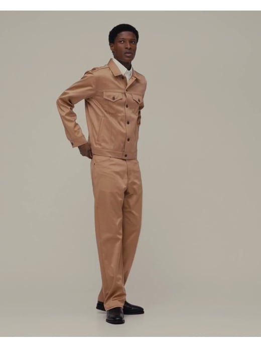 pantaloni larghi in raso anni 90 di gapstudio