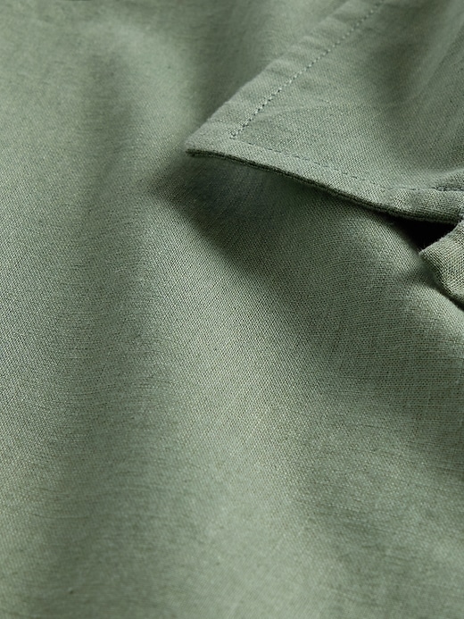 camicia in lino e cotone