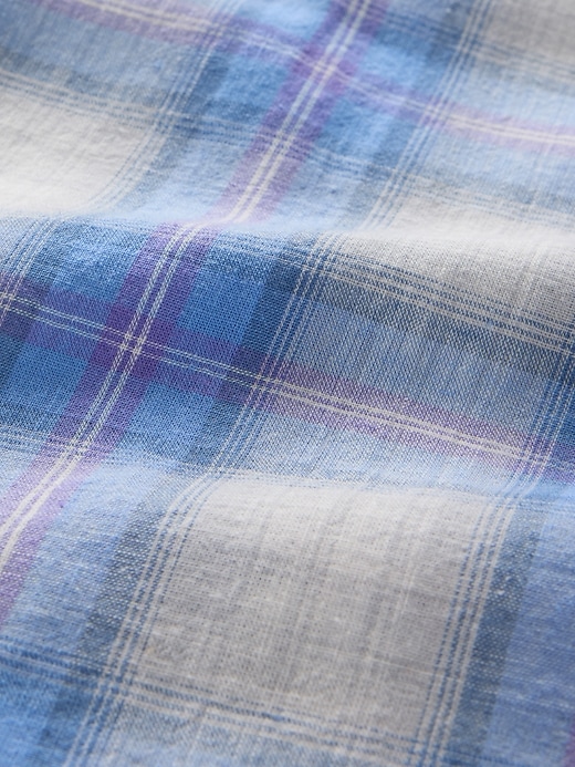 camicia in lino e cotone