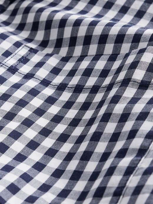 camicia classica in popeline di cotone biologico
