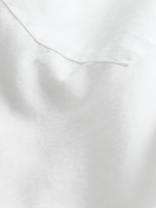 camicia classica in popeline di cotone biologico