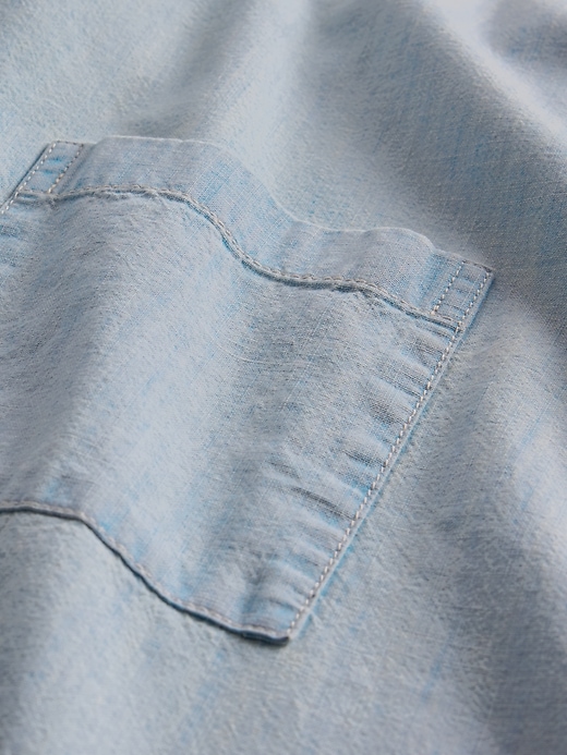 camicia in denim rilassata