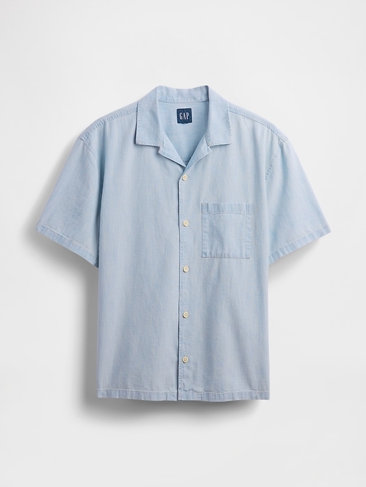 camicia in denim rilassata