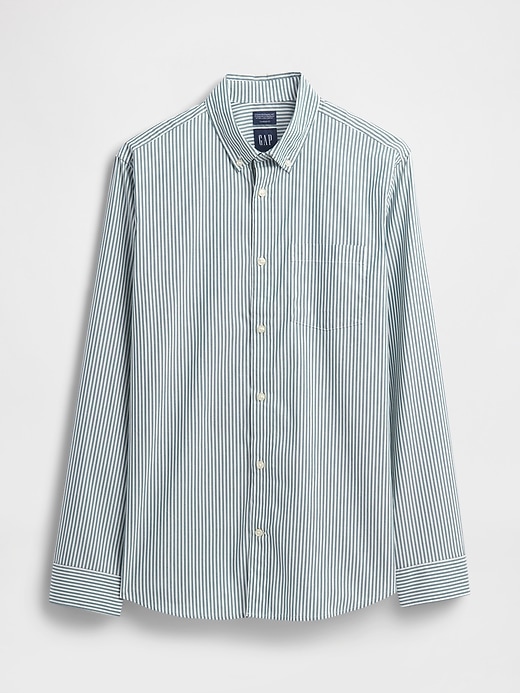 camicia in popeline per tutto il giorno con vestibilità classica