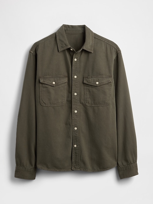 camicia rilassata in denim ultra morbido