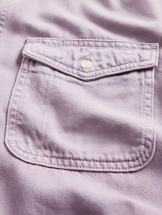 camicia rilassata in denim ultra morbido