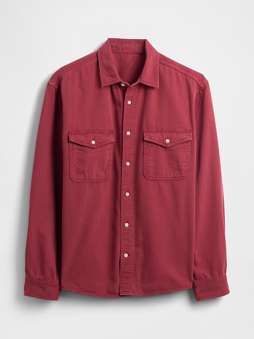 camicia rilassata in denim ultra morbido