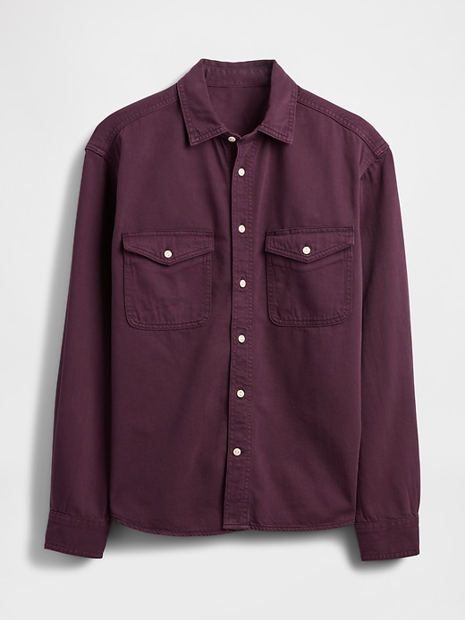 camicia rilassata in denim ultra morbido