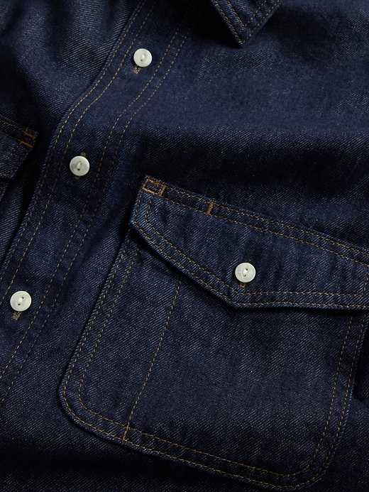 camicia rilassata in denim ultra morbido