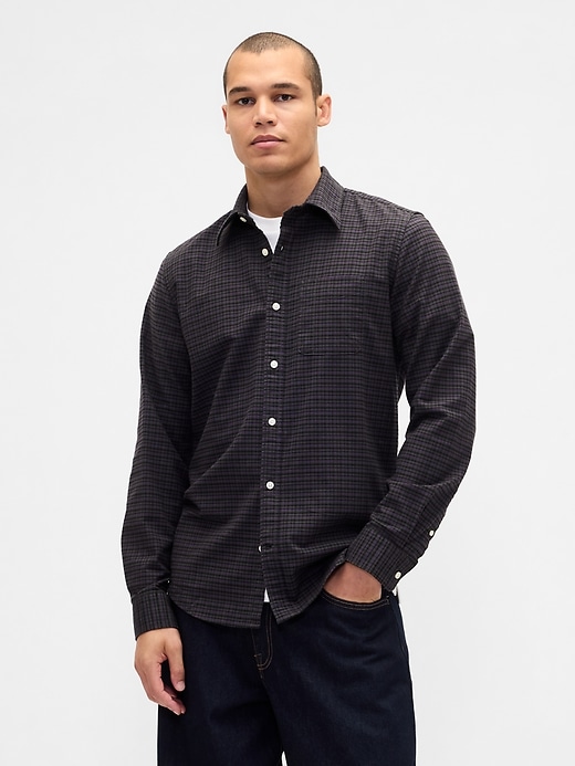 camicia oxford a quadri