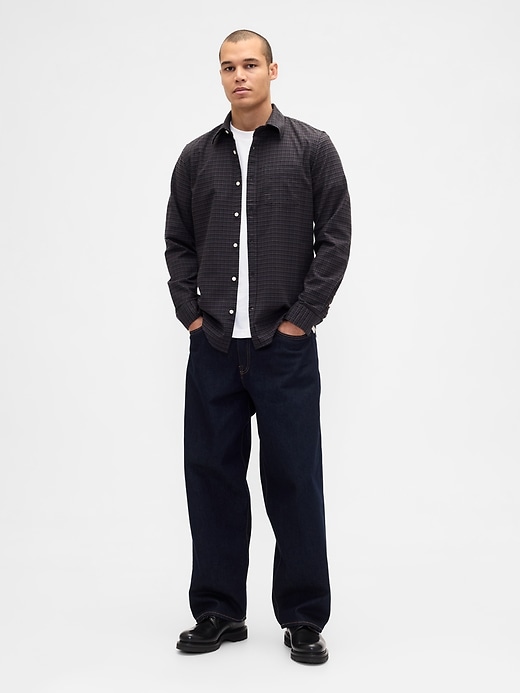 camicia oxford a quadri