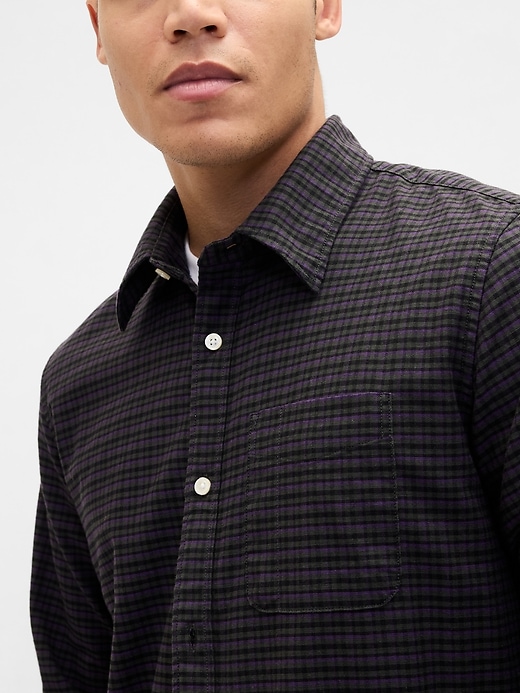 camicia oxford a quadri