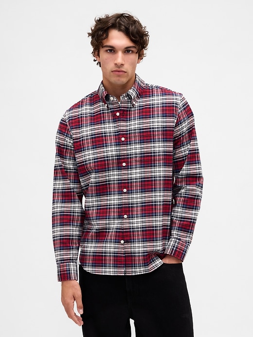 camicia oxford a quadri