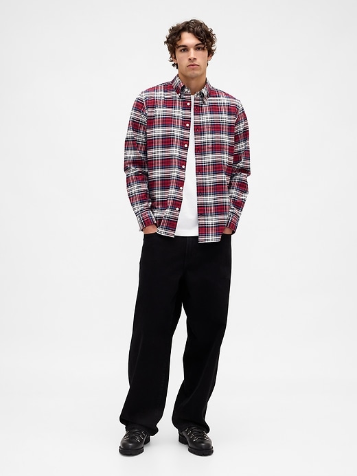 camicia oxford a quadri