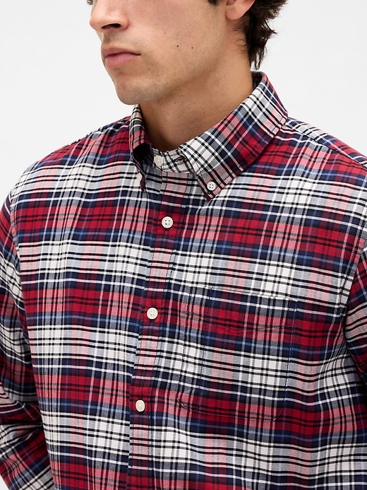 camicia oxford a quadri