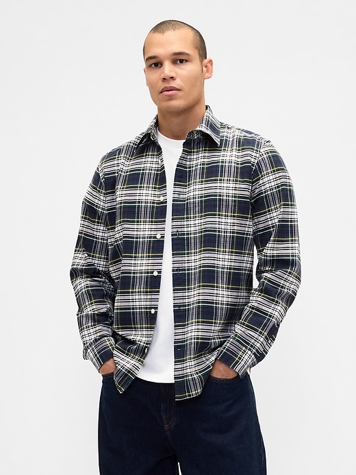 camicia oxford a quadri